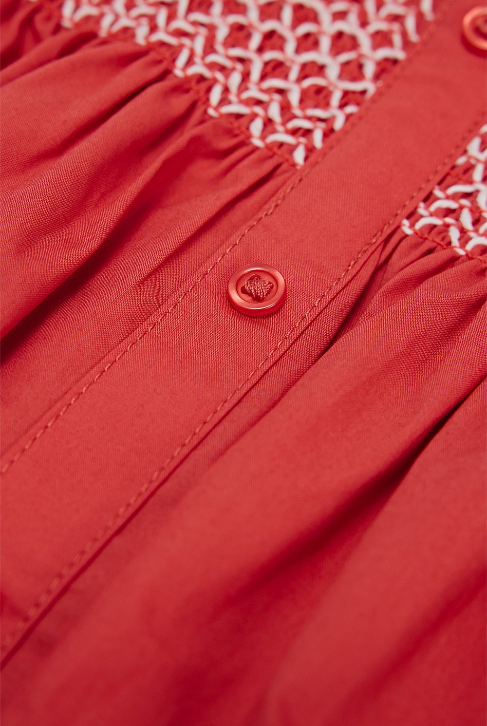 Shirred Romper Dress