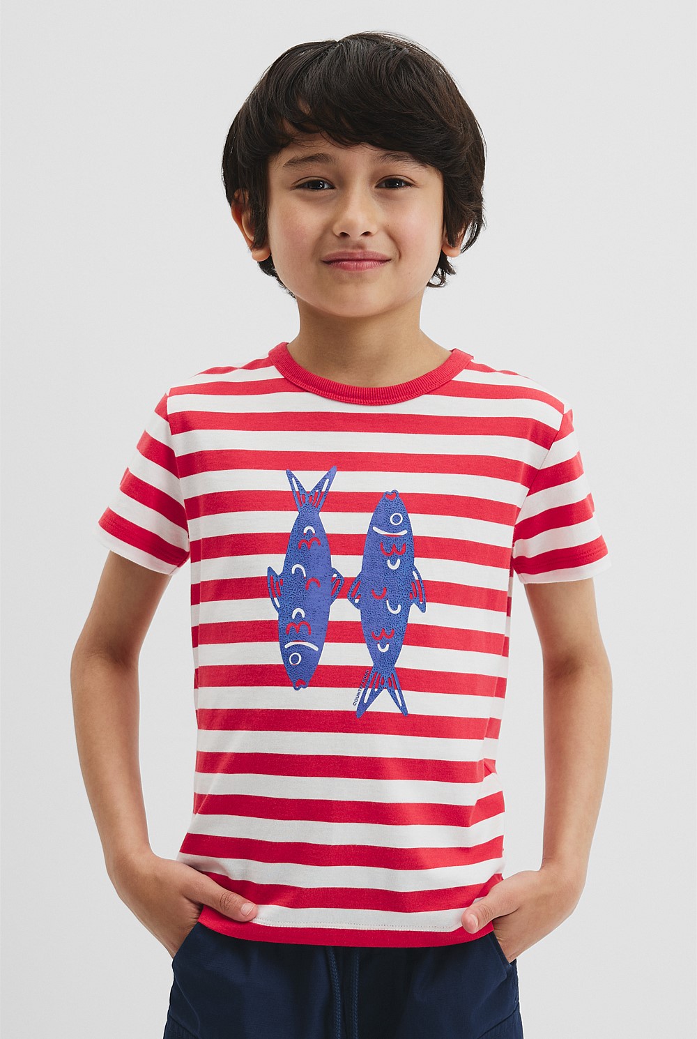 Stripe Fish T-Shirt