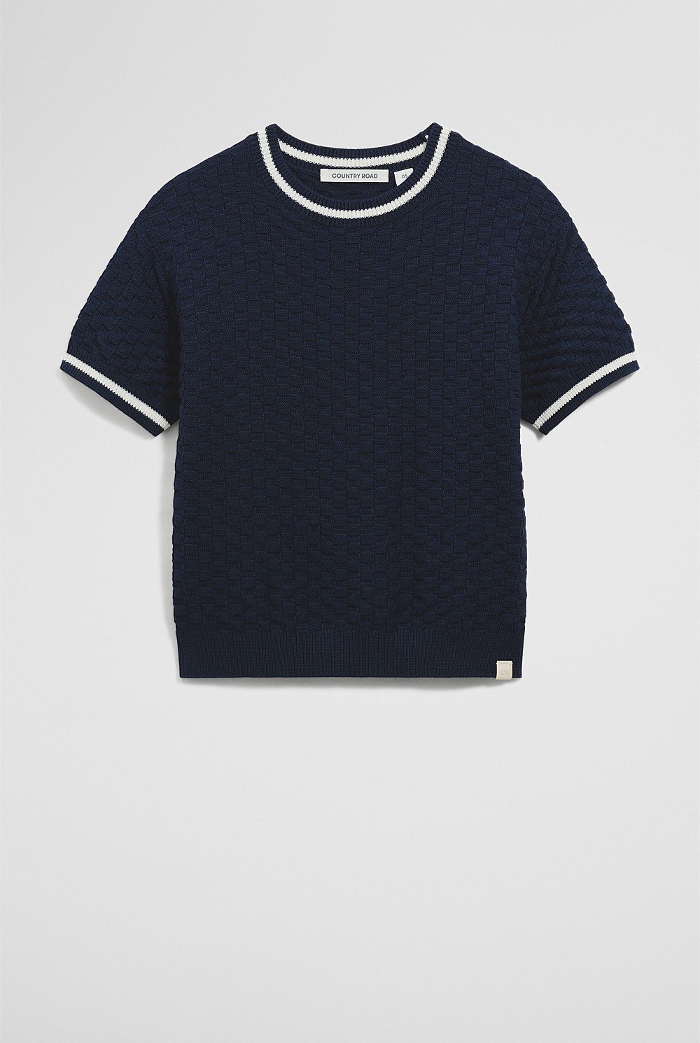 Textured Knit T-Shirt