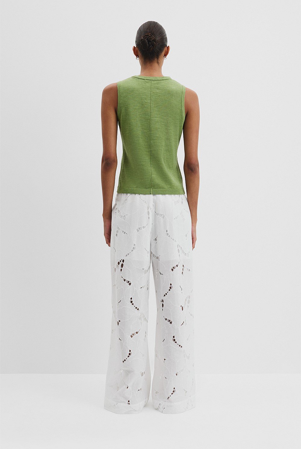 Organically Grown Cotton Linen Blend Vest