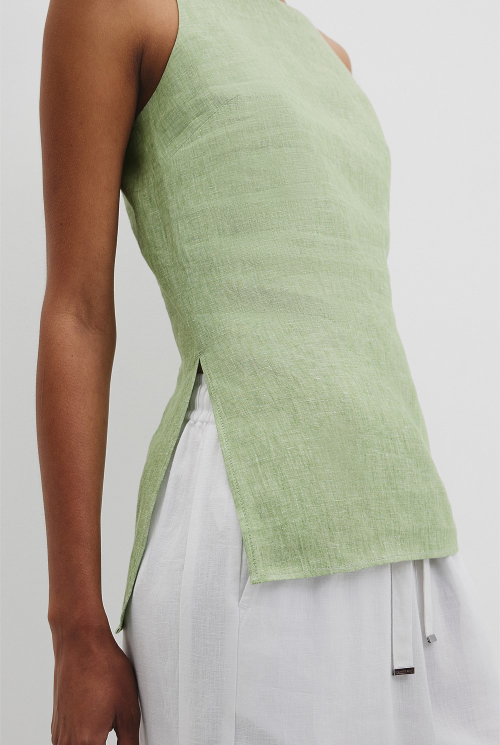 Organically Grown Linen Longline Cami