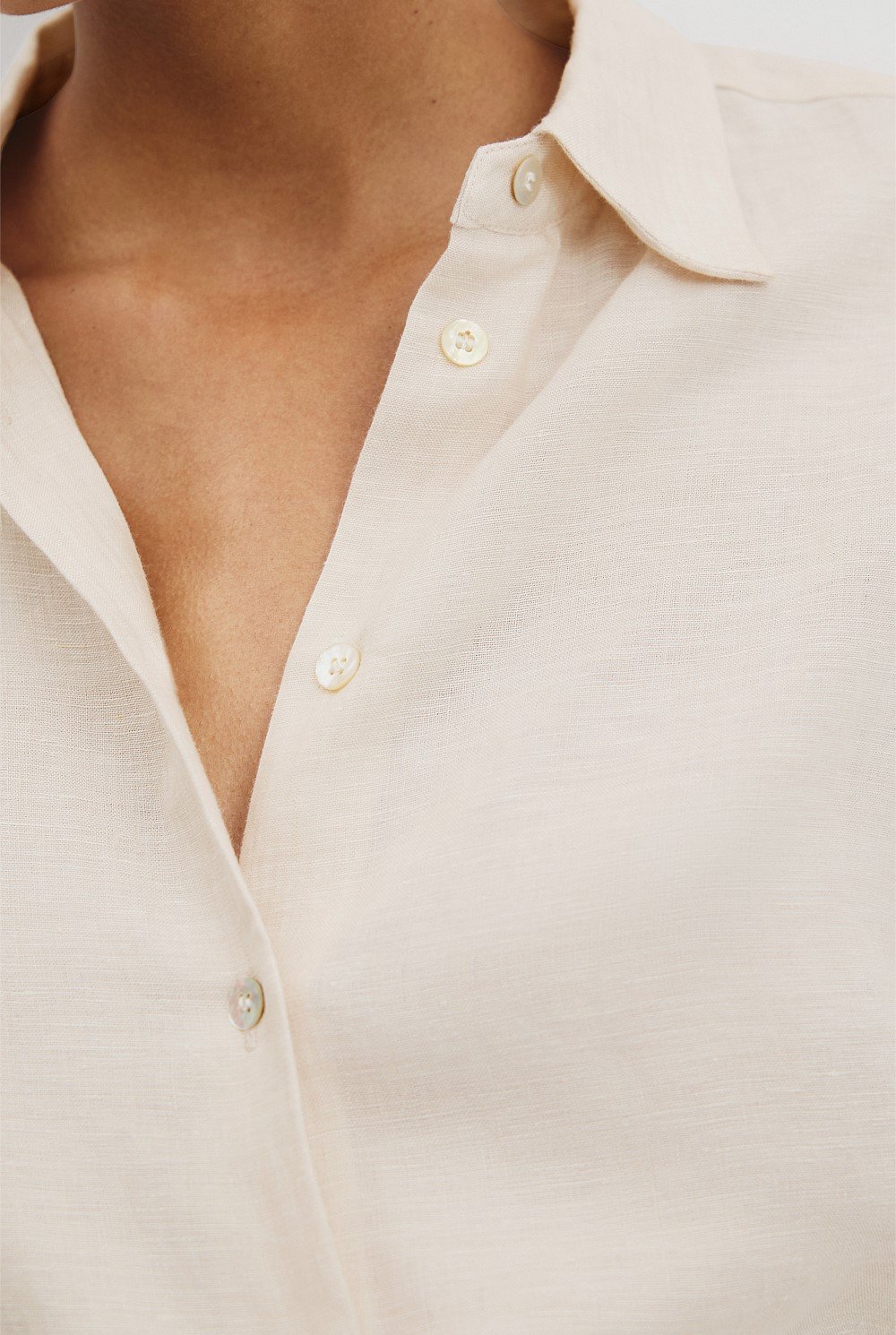 Organically Grown Linen Oversized Linen Shirt