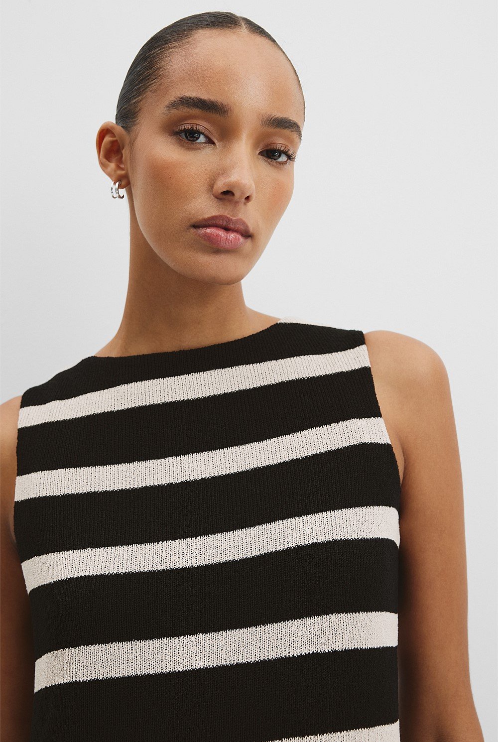 Stripe Textured Dress