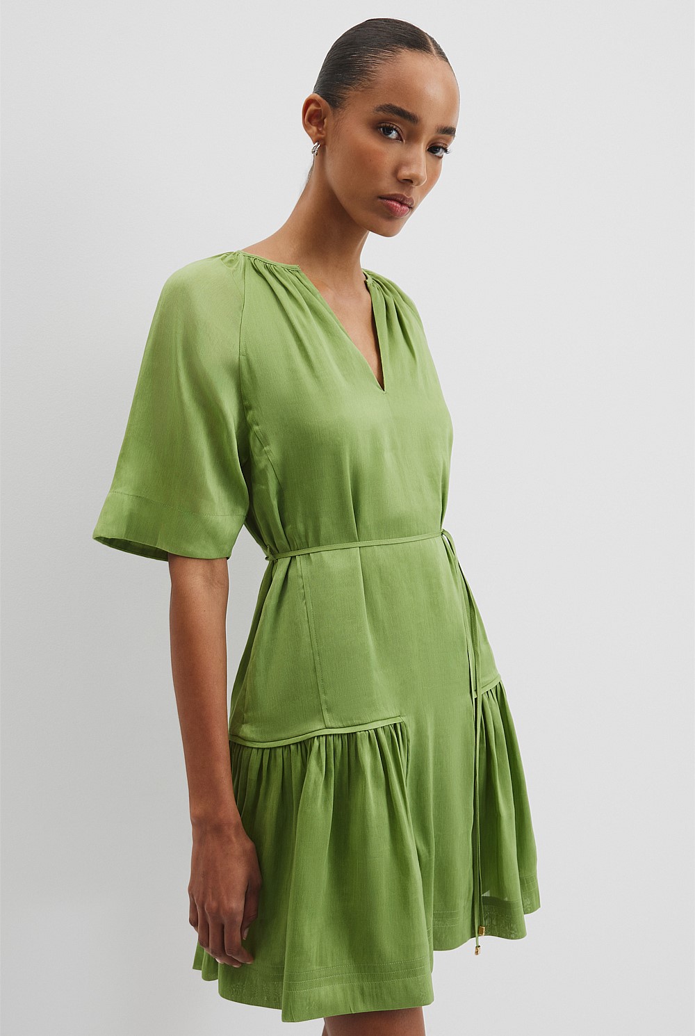 Tiered Mini Dress