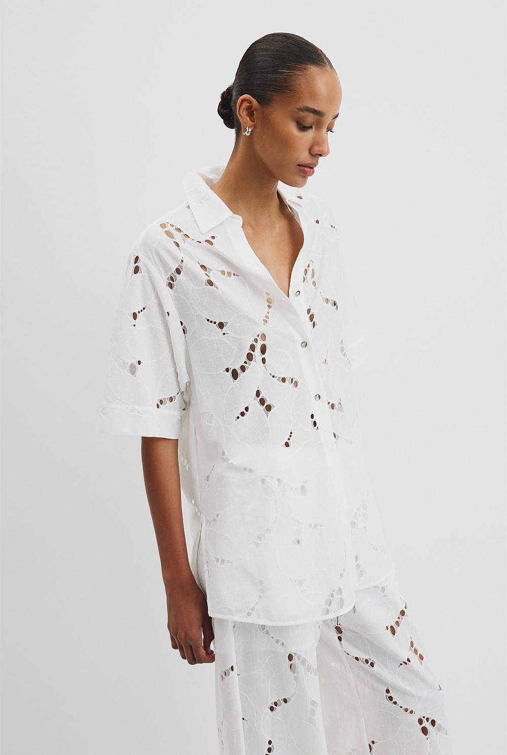 Lace Longline Shirt