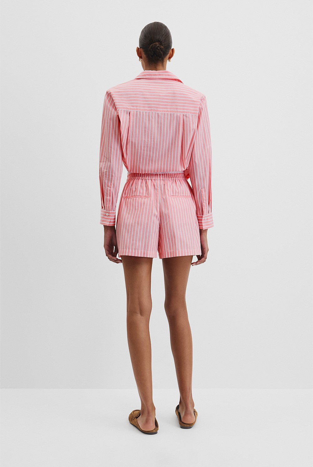 Australian Cotton Oxford Stripe Short