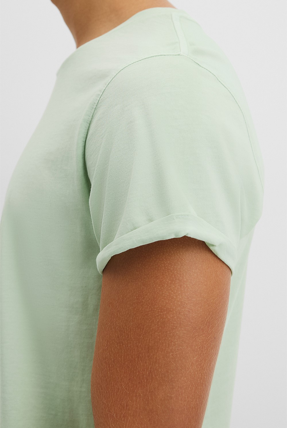 Australian Cotton Longline Garment Dye T-Shirt