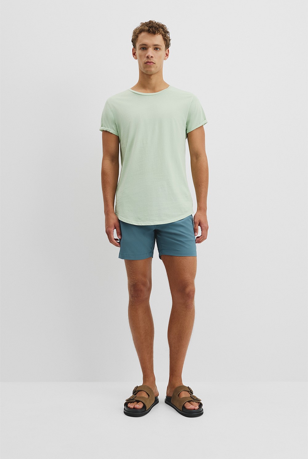 Australian Cotton Longline Garment Dye T-Shirt