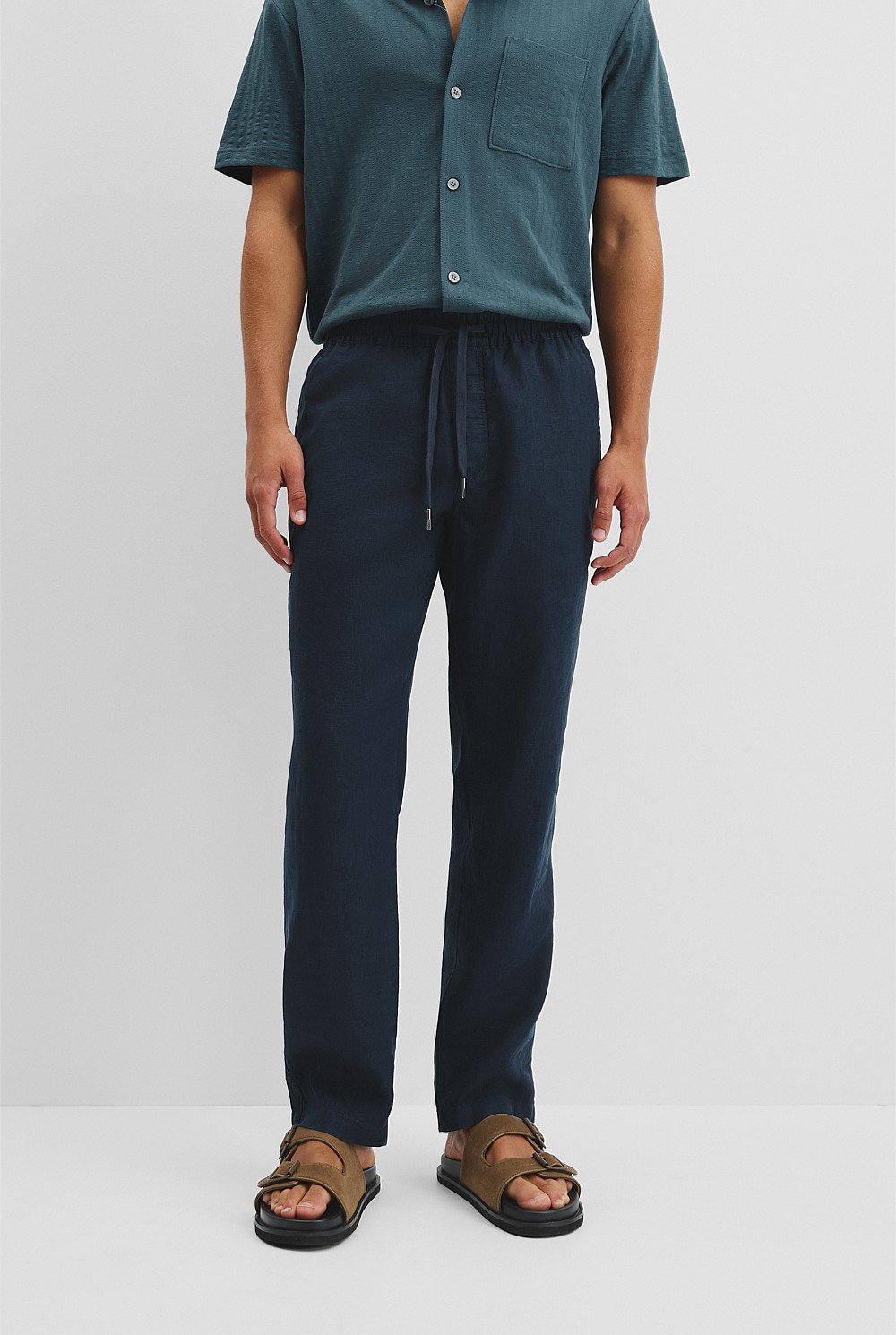 Relaxed Fit Organically Grown Linen Discord Pant
