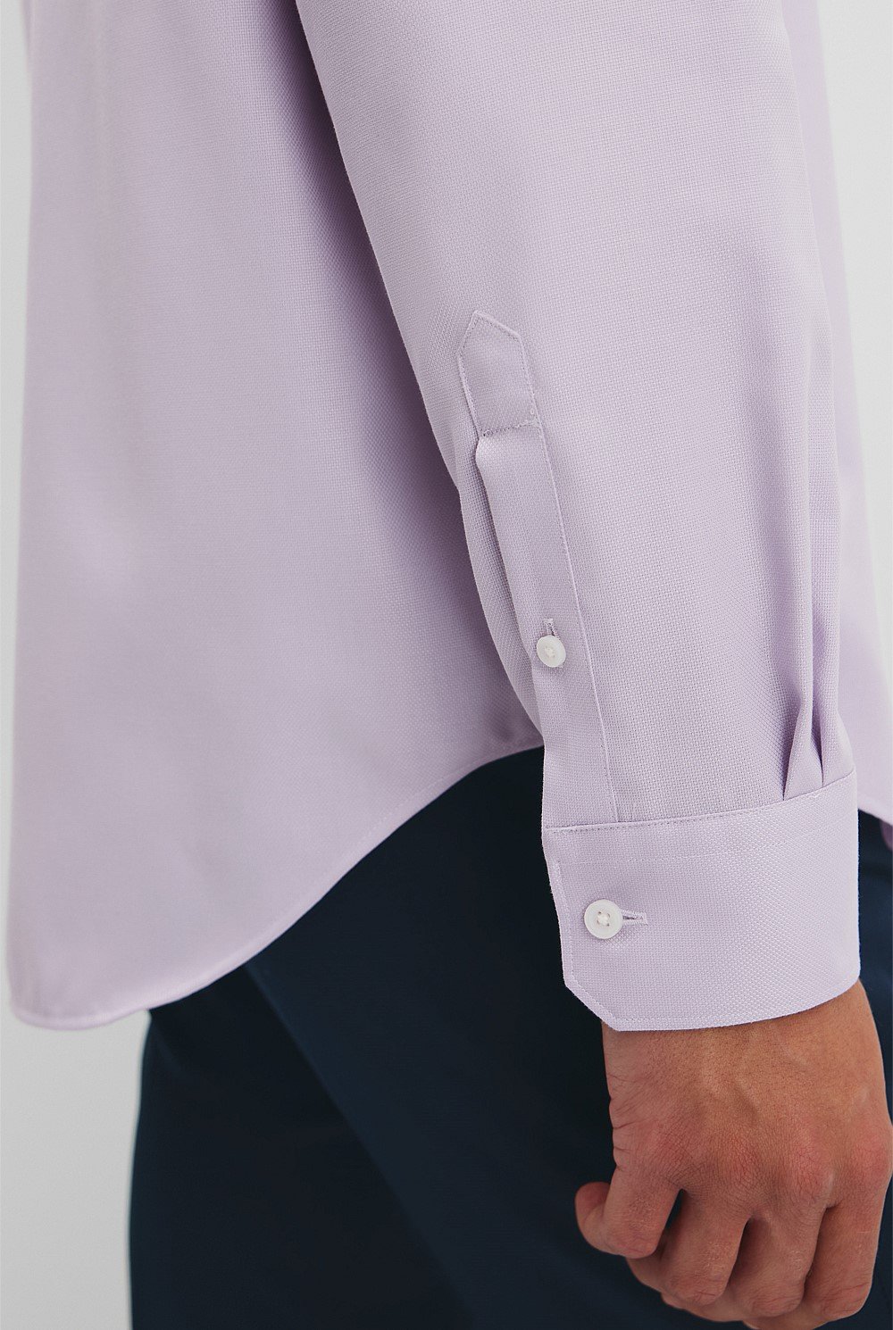 Regular Fit Textured Travel Shirt