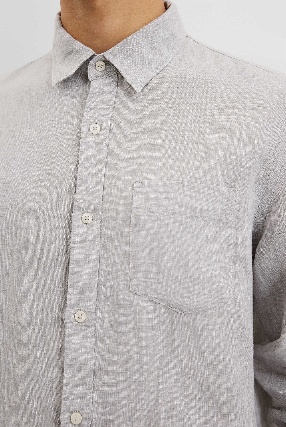 Regular Fit Organically Grown Linen Shirt