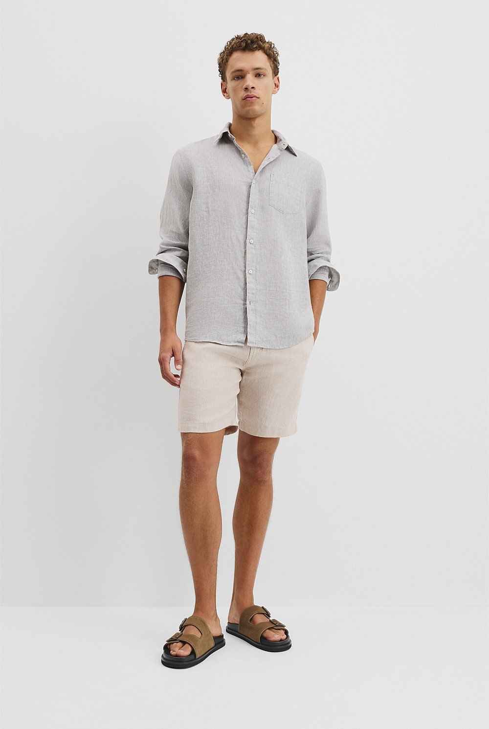 Regular Fit Organically Grown Linen Shirt