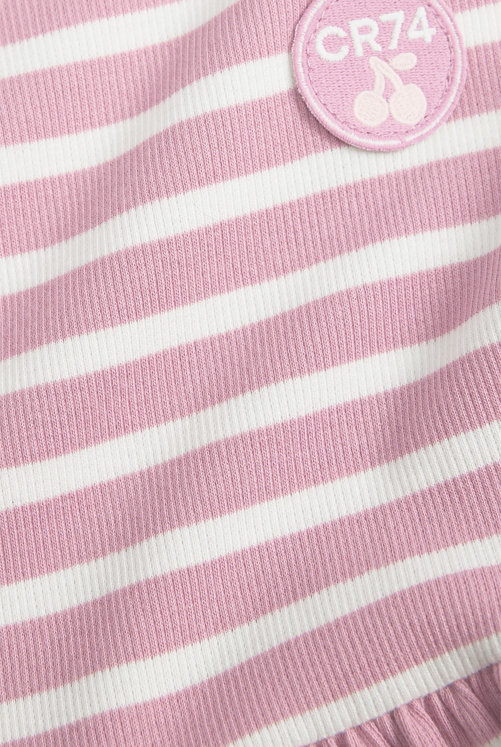 Gathered Rib T-Shirt Dress