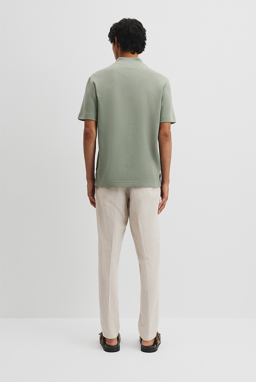 Australian Cotton Waffle Polo