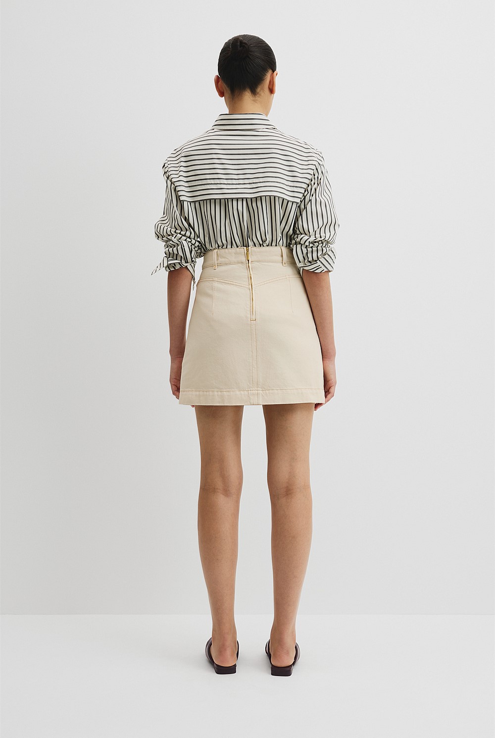 Denim Mini Skirt