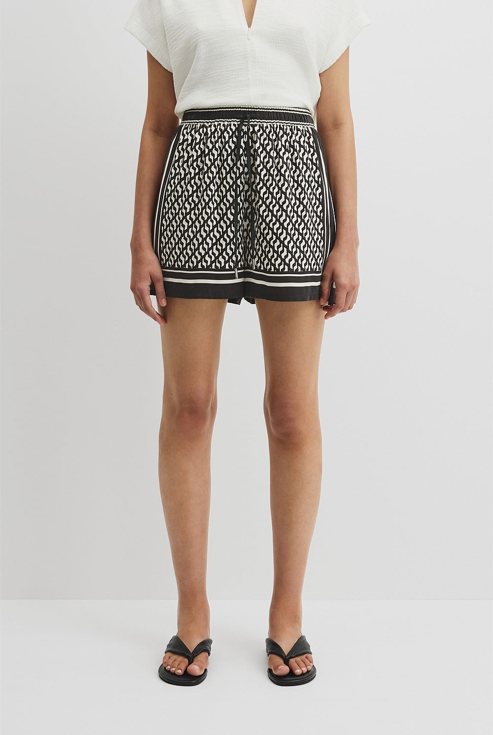 Print Cupro Short