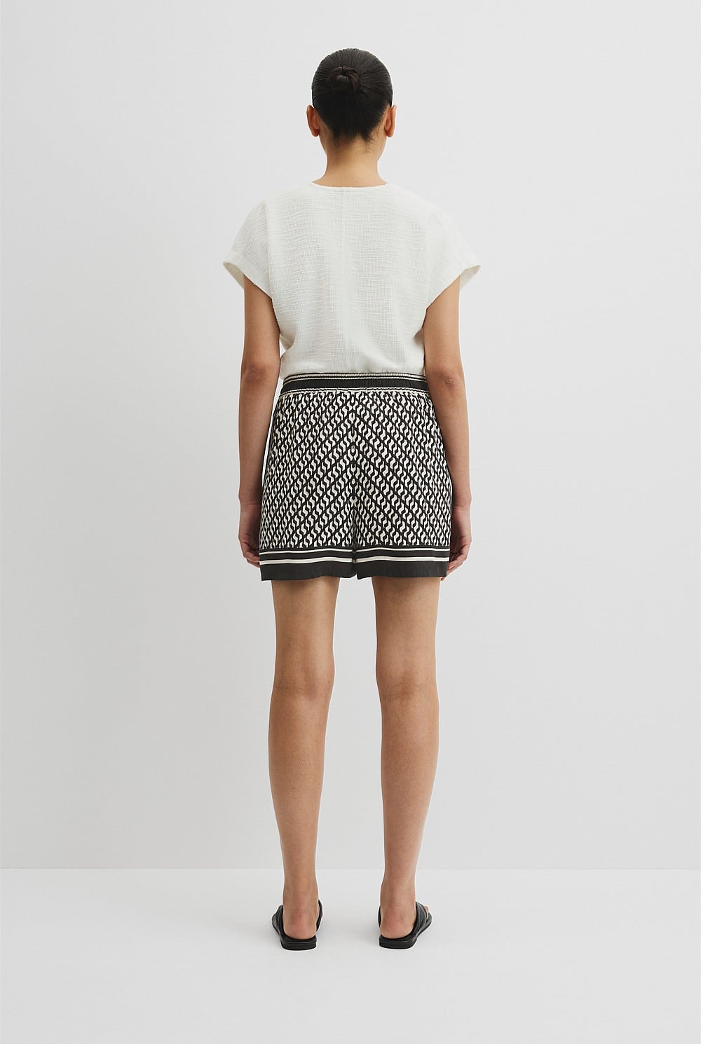 Print Cupro Short