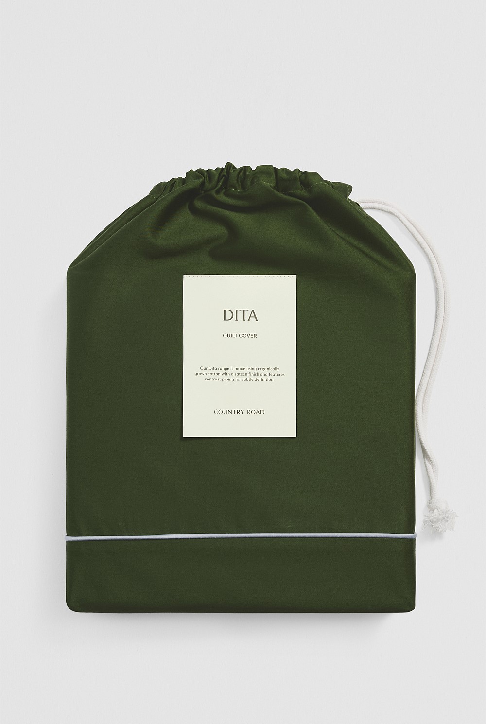 Dita Organically Grown Cotton Super King Quilt Cover