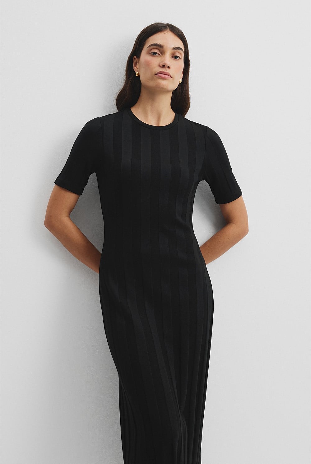 Rib Midi Dress