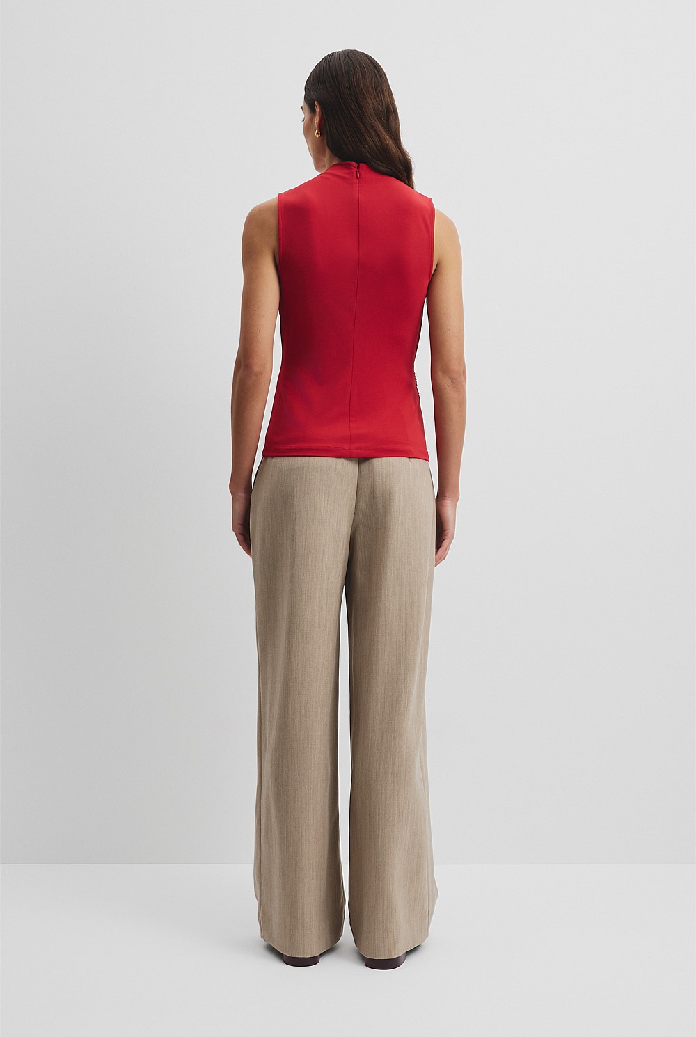 Crepe Drape Top