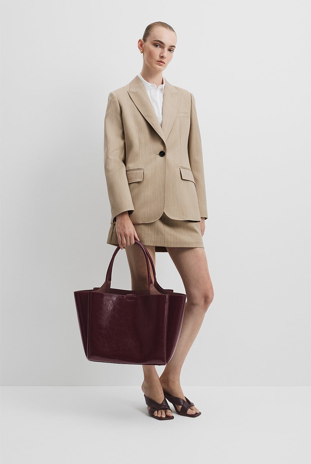 High Low Tote Bag