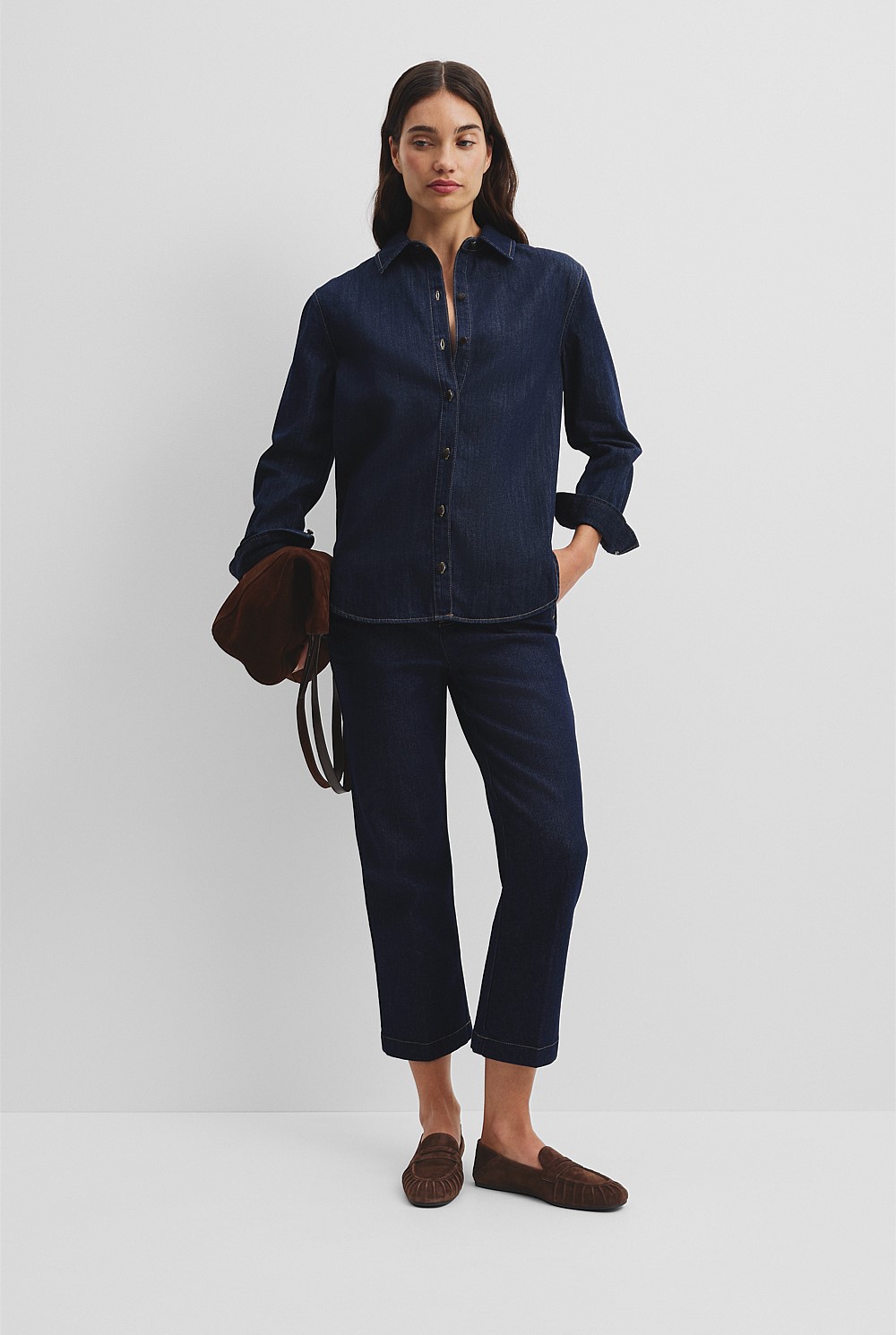 Long Sleeve Denim Shirt