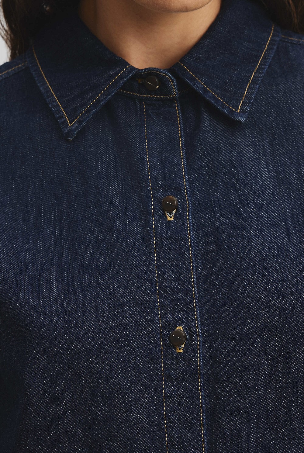 Long Sleeve Denim Shirt