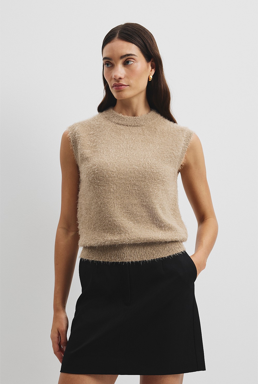 Fluffy Knit Tank