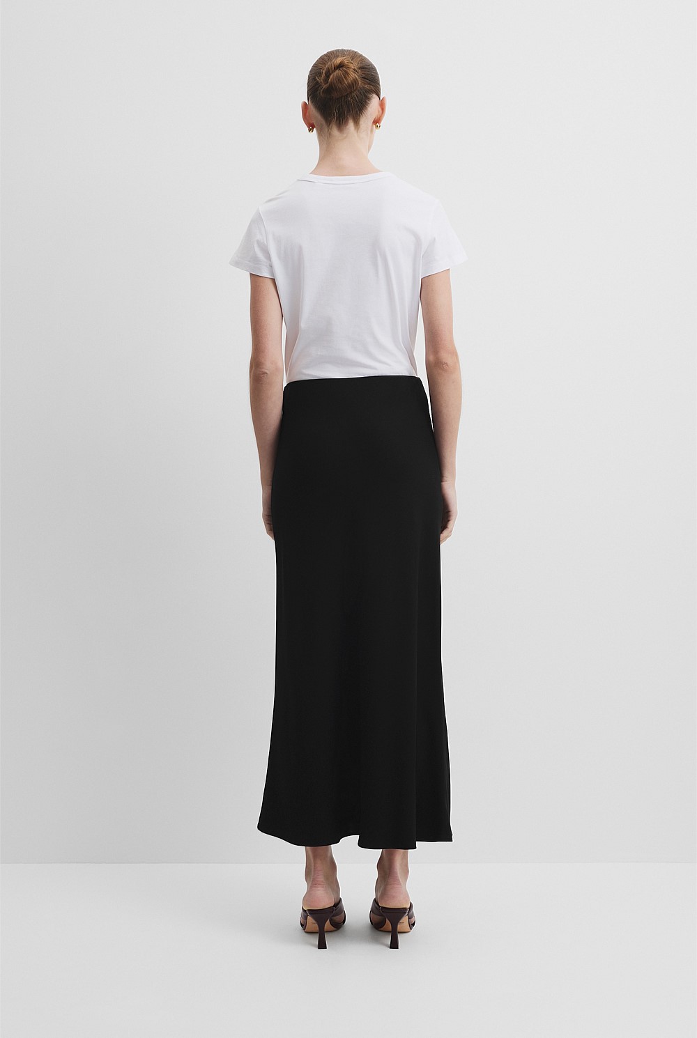Crepe Bias Skirt