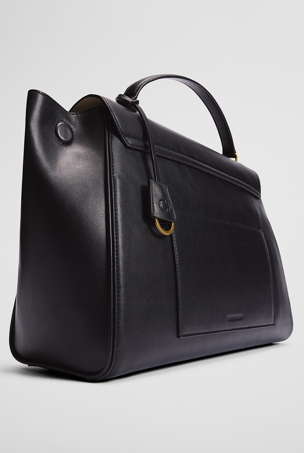 Turn Lock Shoulder Bag