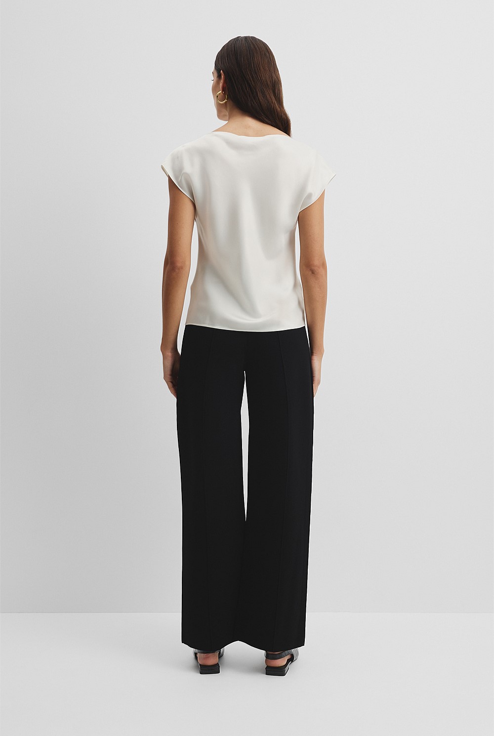Satin Shell Top