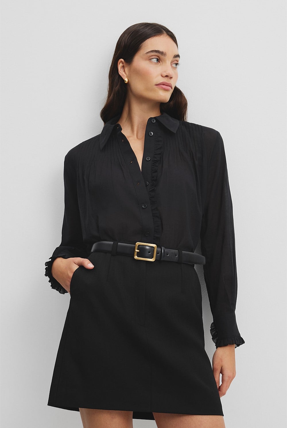Soft Ruffle Blouse