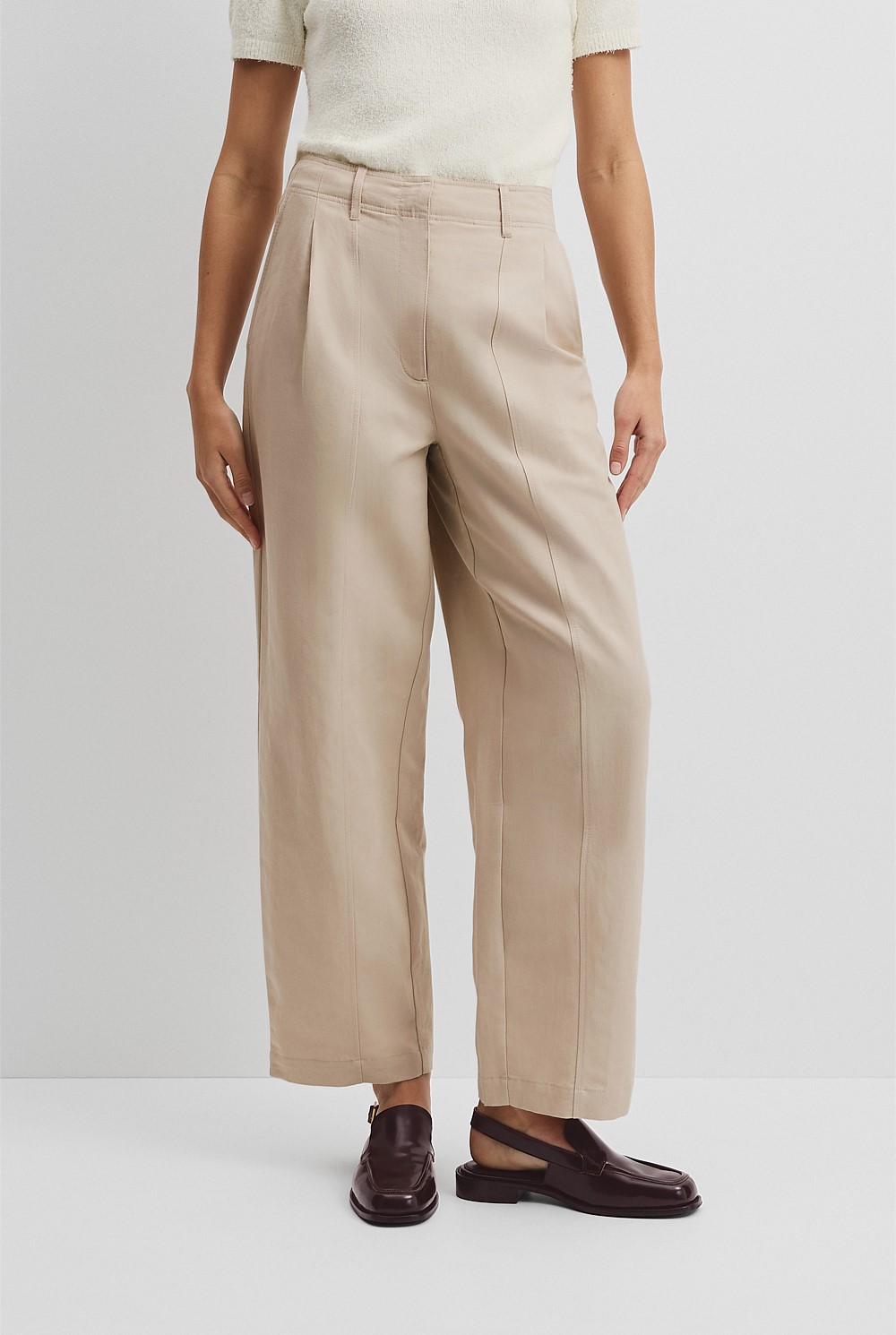 Australian Cotton Tapered Twill Pant