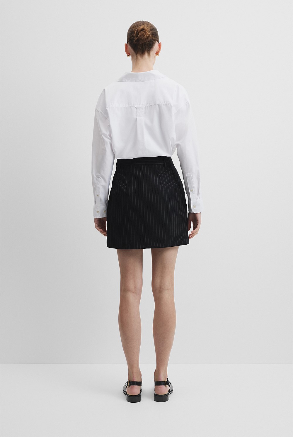 Pinstripe Skirt