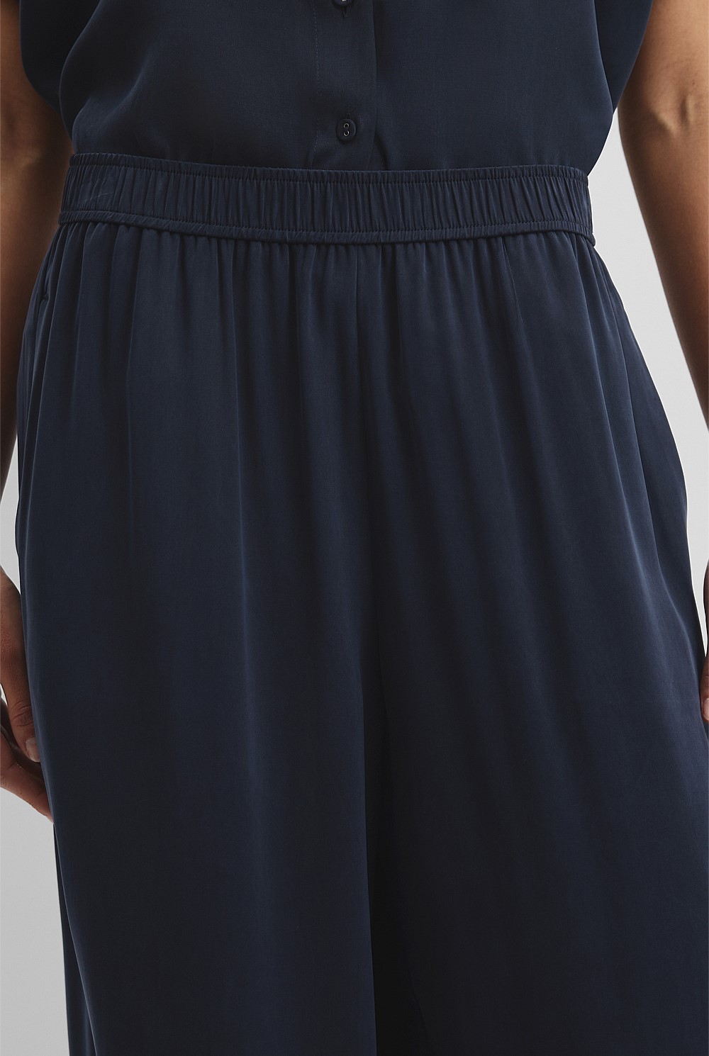 Pull On Cupro Pant