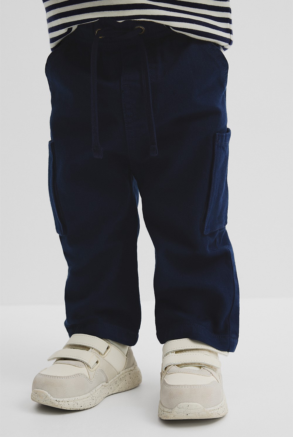 Australian Cotton Blend Relaxed Pull-On Pant