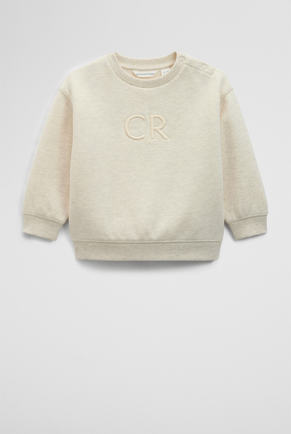 Oversized Australian Cotton CR Logo Sweat