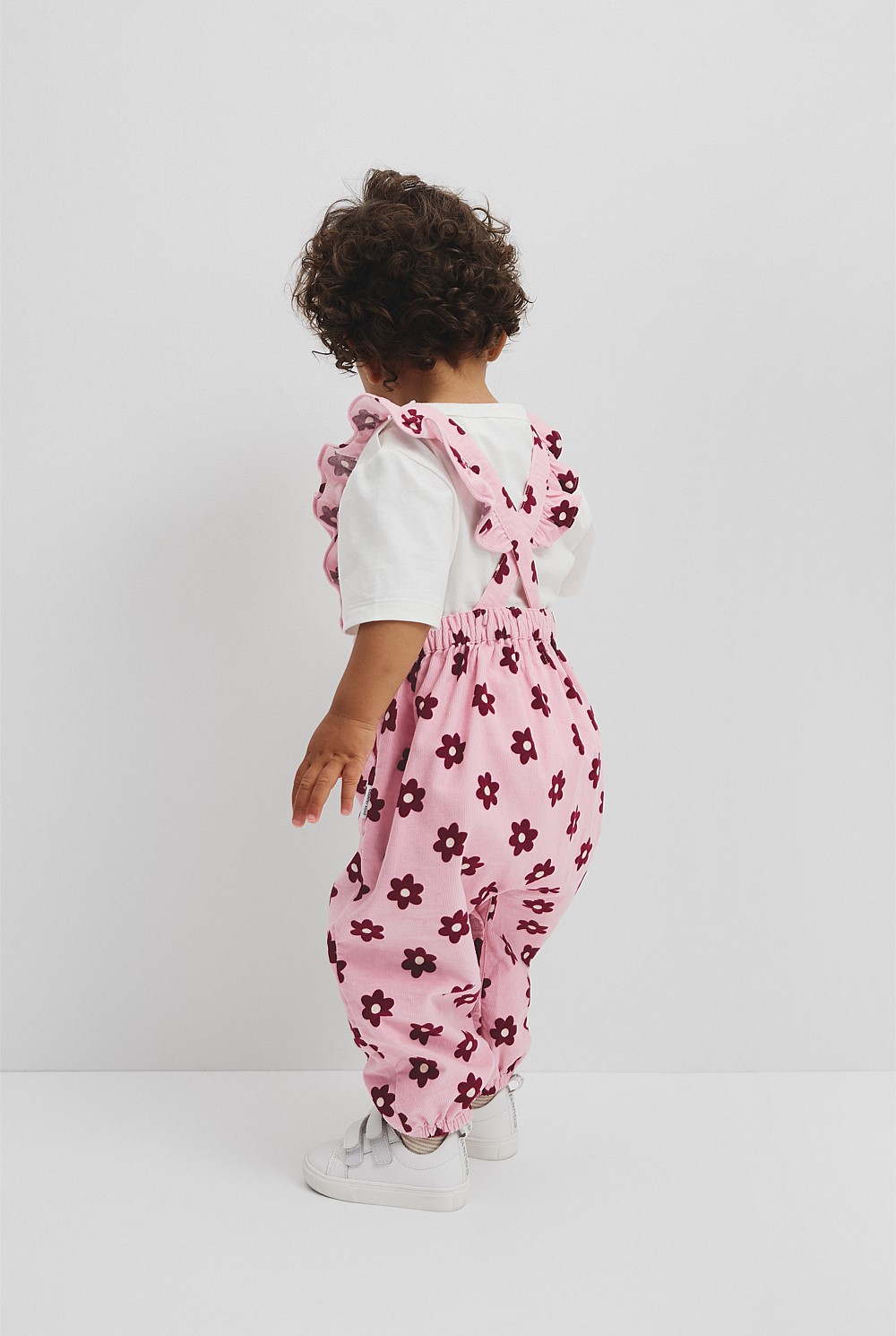 Cord Floral Overall