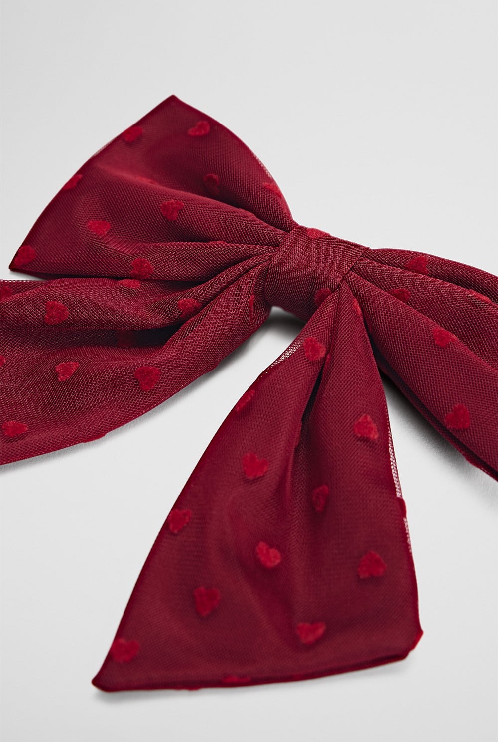 Heart Bow Clip