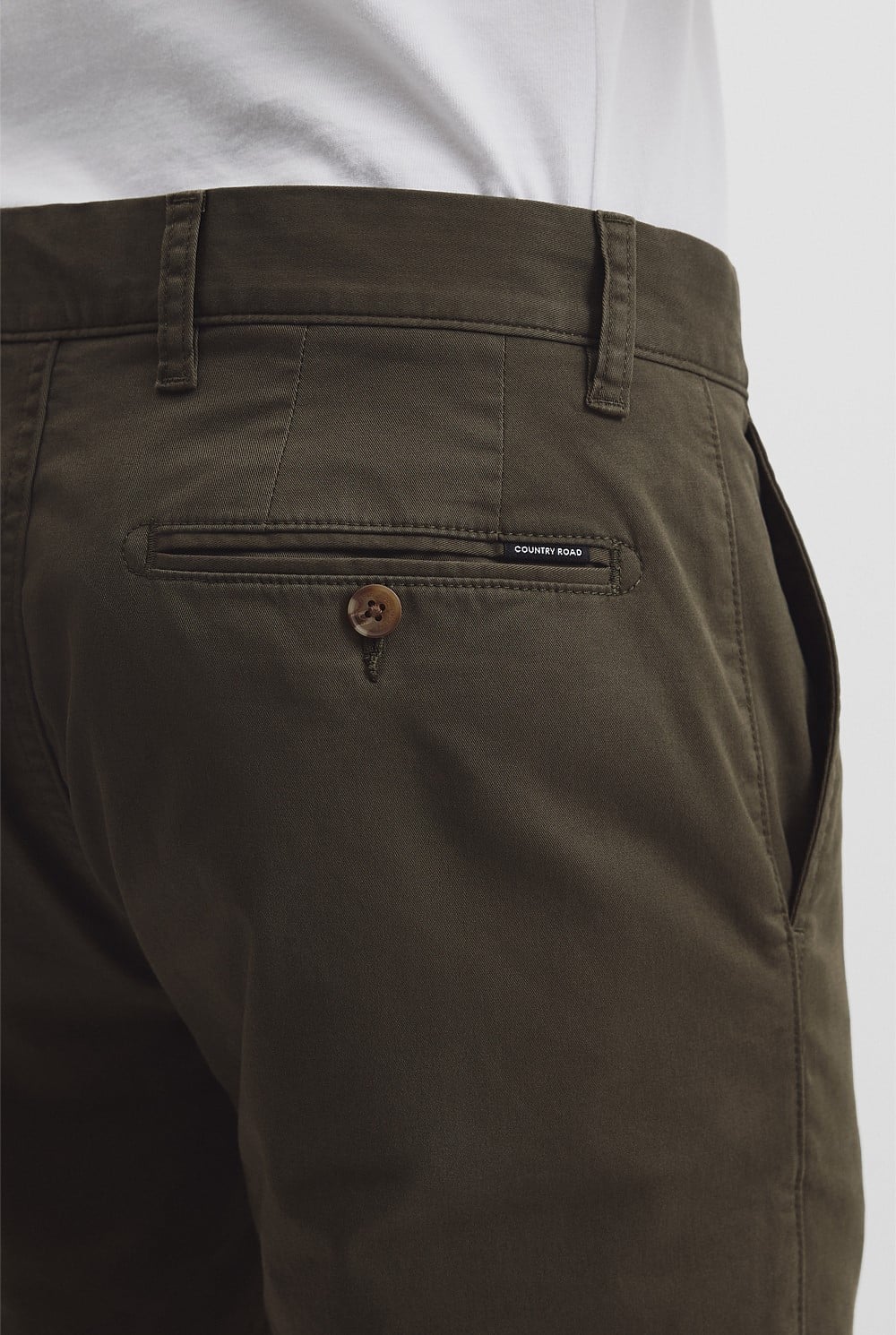 Australian Cotton Slim Fit Stretch Chino