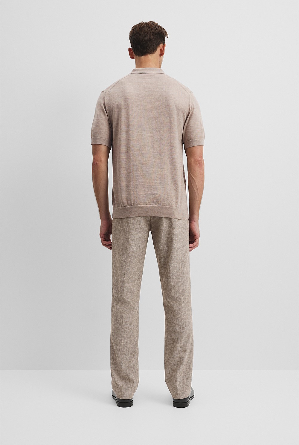 Australian Merino Short Sleeve Trophy Knit Polo