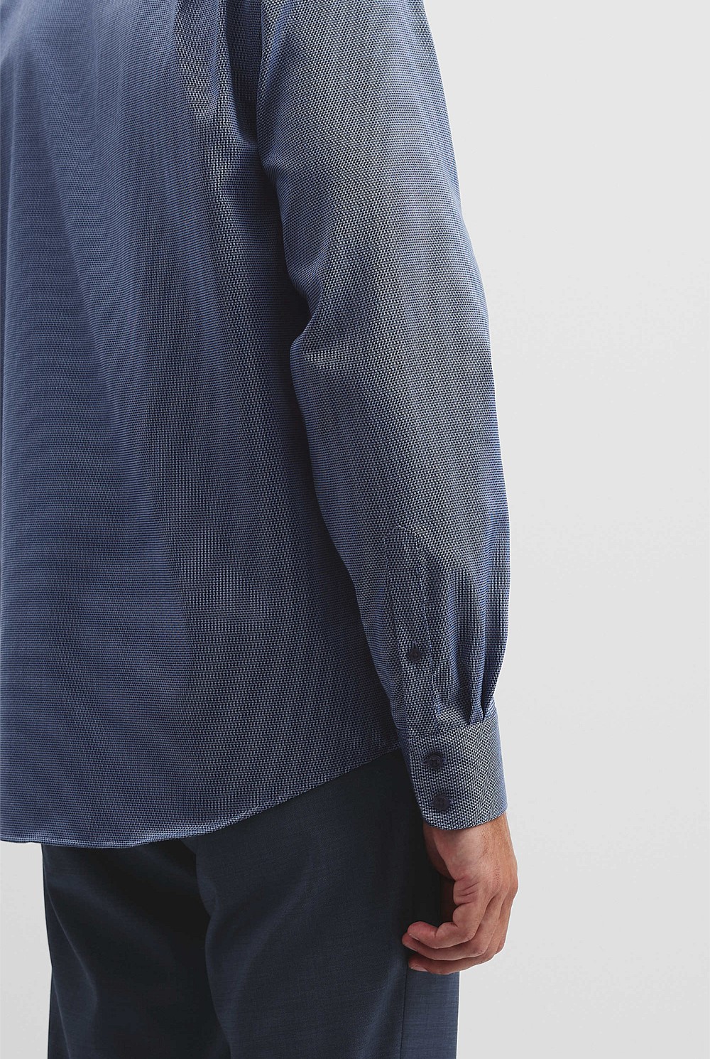 Regular Fit Dobby Travel Shirt