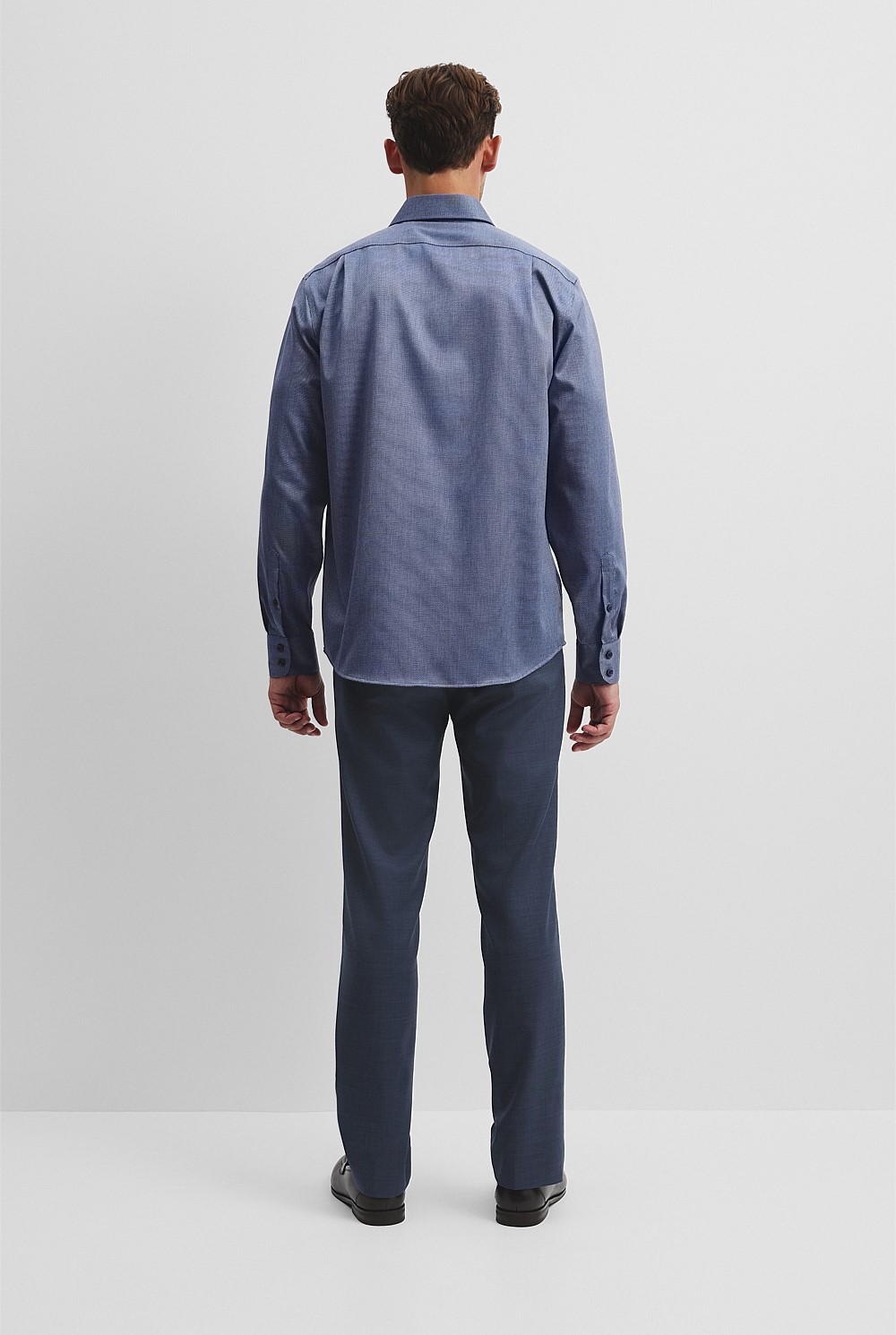 Regular Fit Dobby Travel Shirt