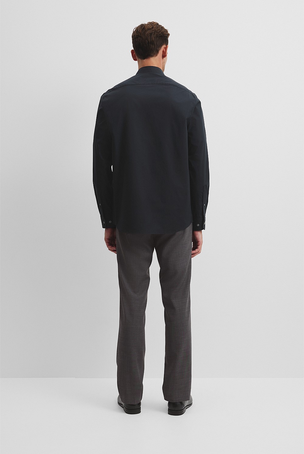 Slim Fit Stretch Cotton Shirt
