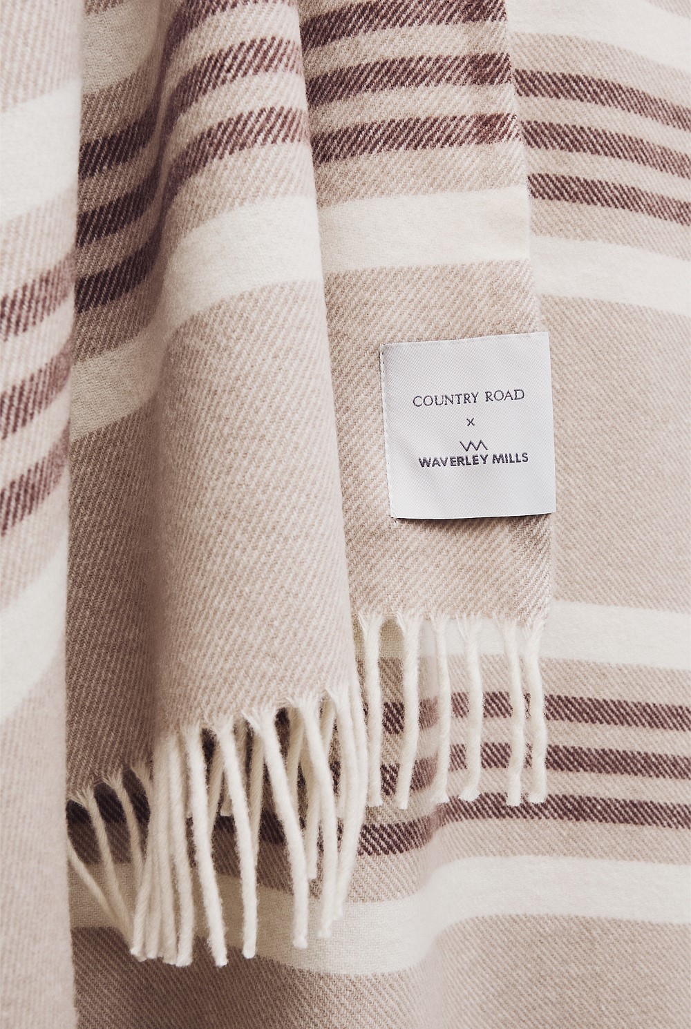 CR X Waverley Mills Moya Merino Wool Throw