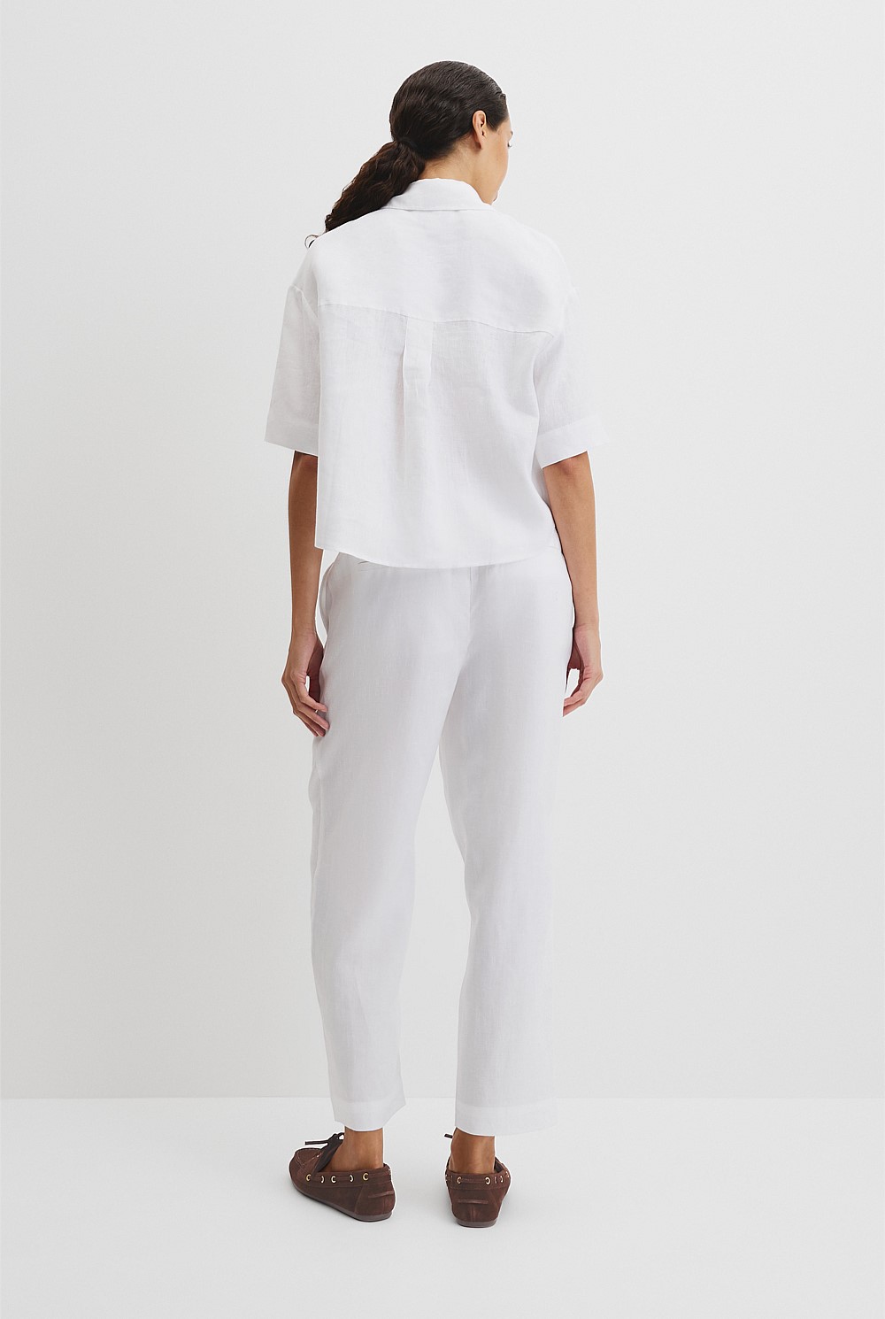 Organically Grown Linen Boxy Fit Shirt