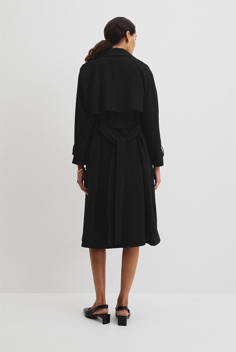Soft Crepe Trench
