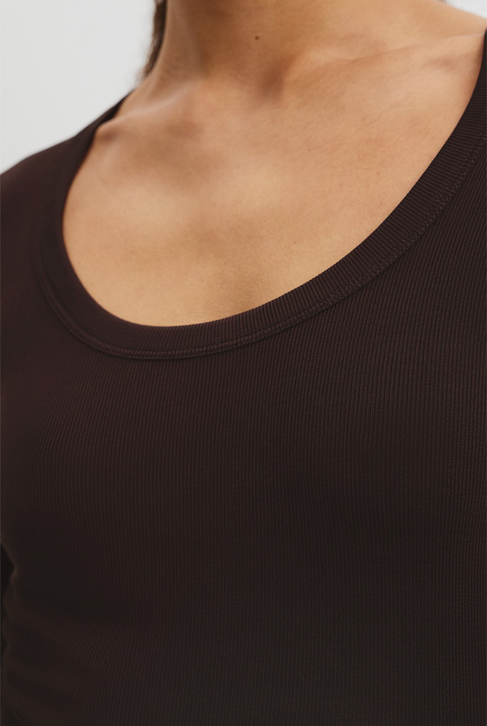 Cupro Rib Top