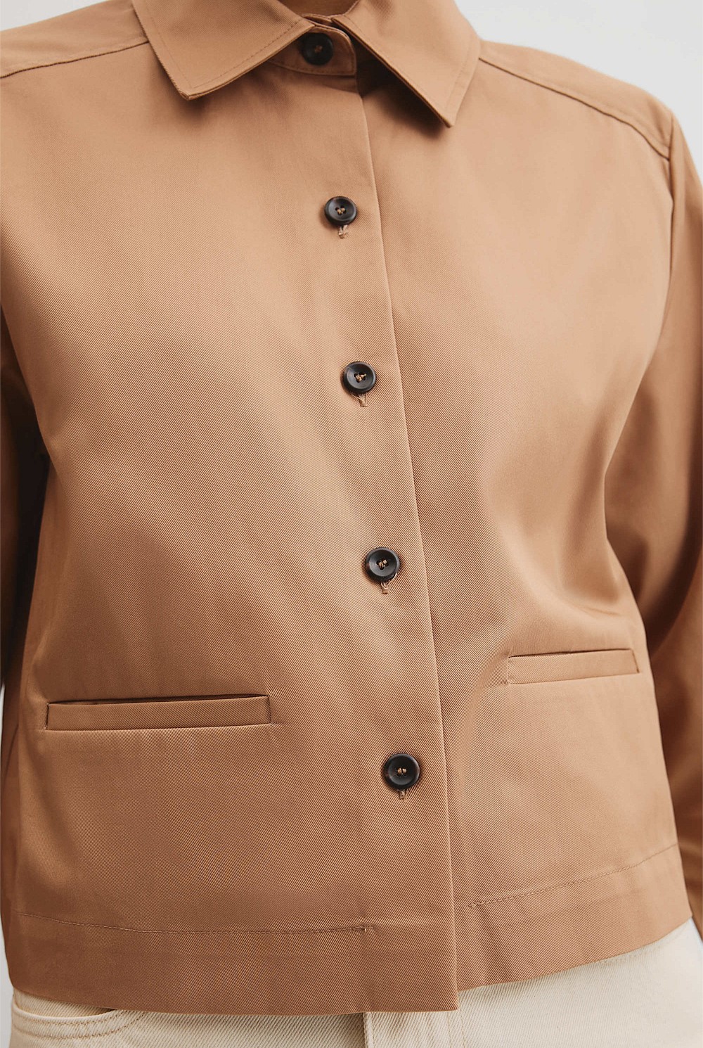 Crop Shacket