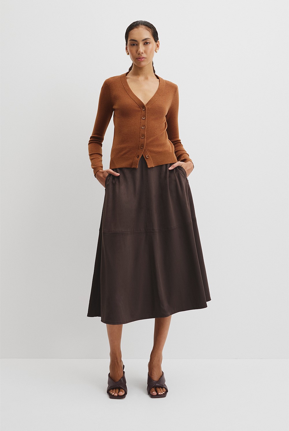 Wool Silk Cardigan